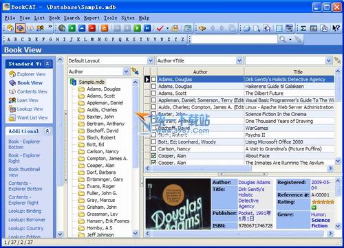 图书收藏数据管理(BookCAT 2000) v9.22.4绿色免费版